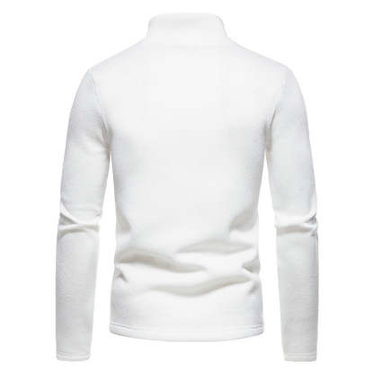 New Warm and Comfortable Half-Zip Turtleneck Men's Sweatshirt