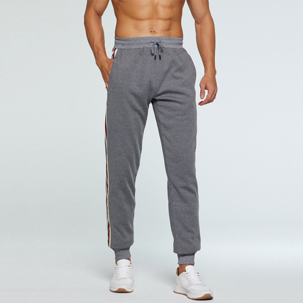 Men's Autumn and Winter Casual Fleece Sports Pants