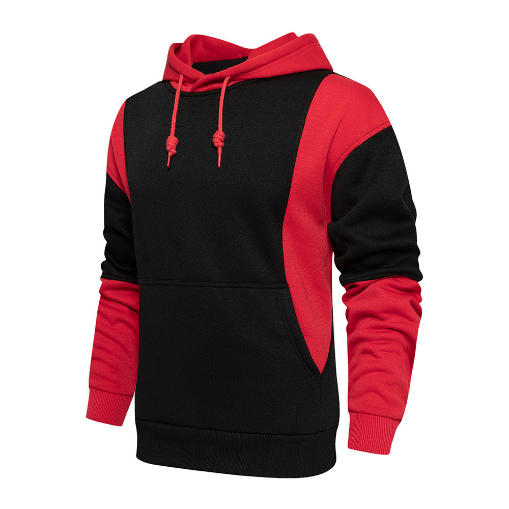 New Fashion Colorblock Men's Trendy Hoodie