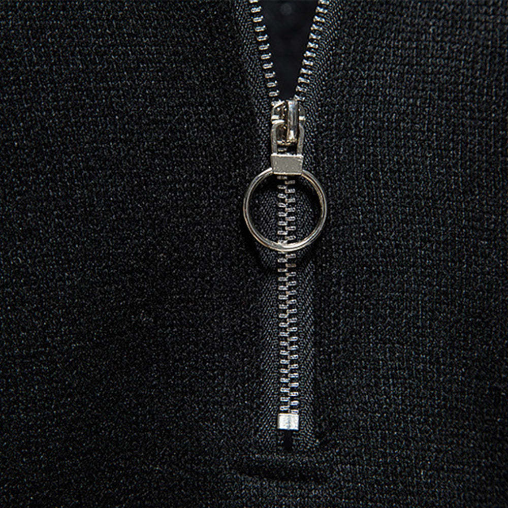 New Warm and Comfortable Half-Zip Turtleneck Men's Sweatshirt