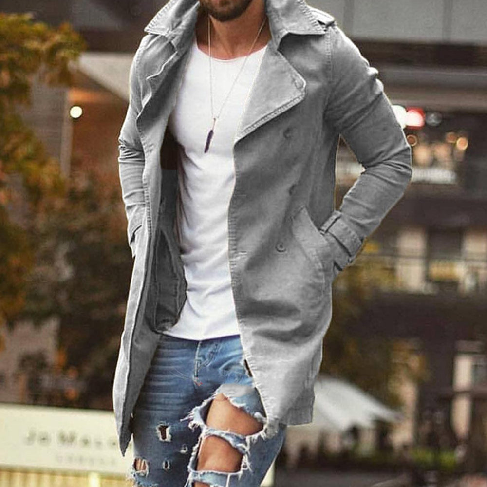 Men's Fashion Solid Color Thin Windbreaker