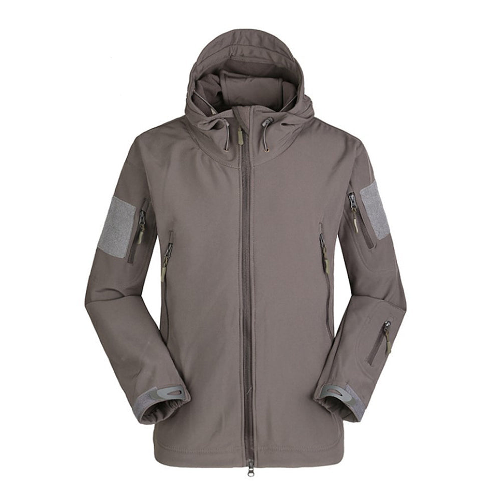 Men's fleece hooded jacket