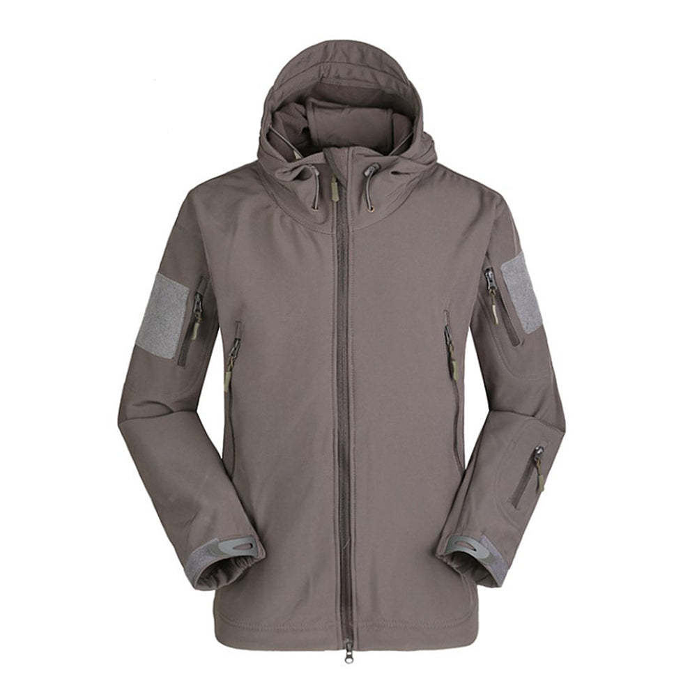 Men's fleece hooded jacket