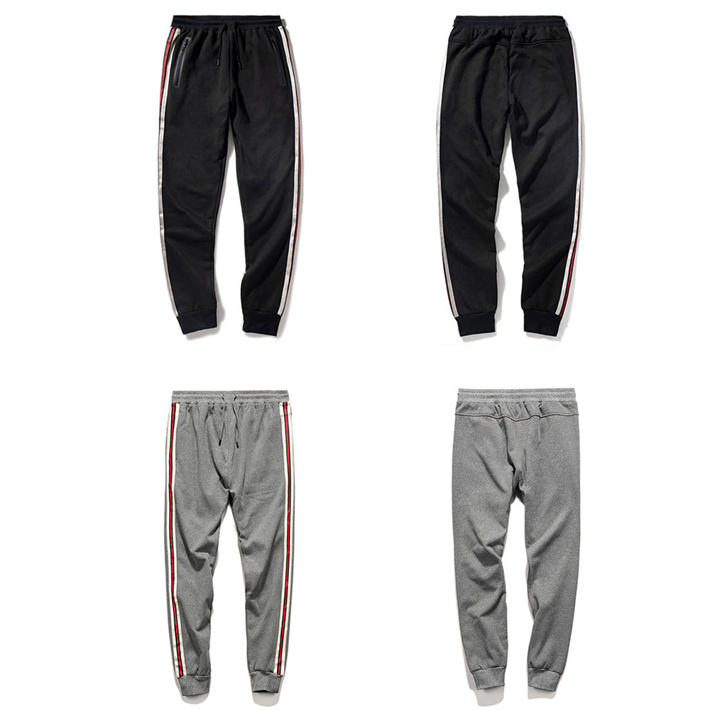 Men's Autumn and Winter Casual Fleece Sports Pants