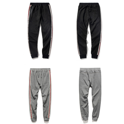 Men's Autumn and Winter Casual Fleece Sports Pants