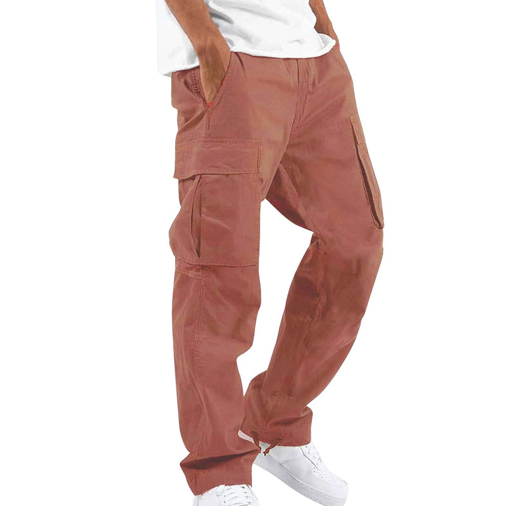 Men's Drawstring Multi Pocket Cargo Pants