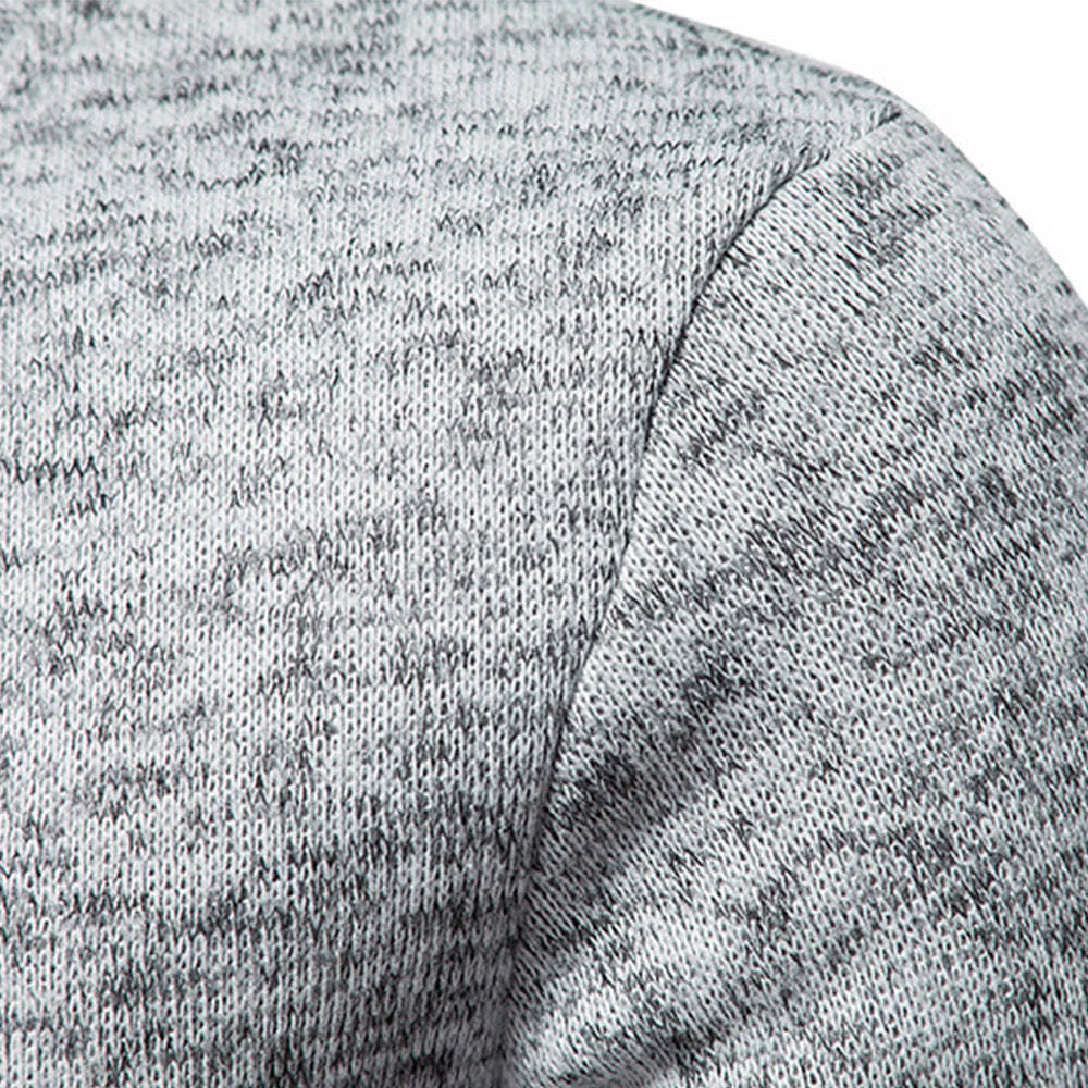 New Warm and Comfortable Half-Zip Turtleneck Men's Sweatshirt