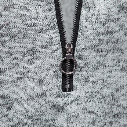 New Warm and Comfortable Half-Zip Turtleneck Men's Sweatshirt