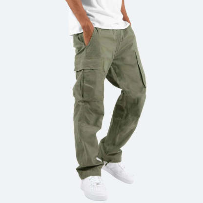 Men's Drawstring Multi Pocket Cargo Pants