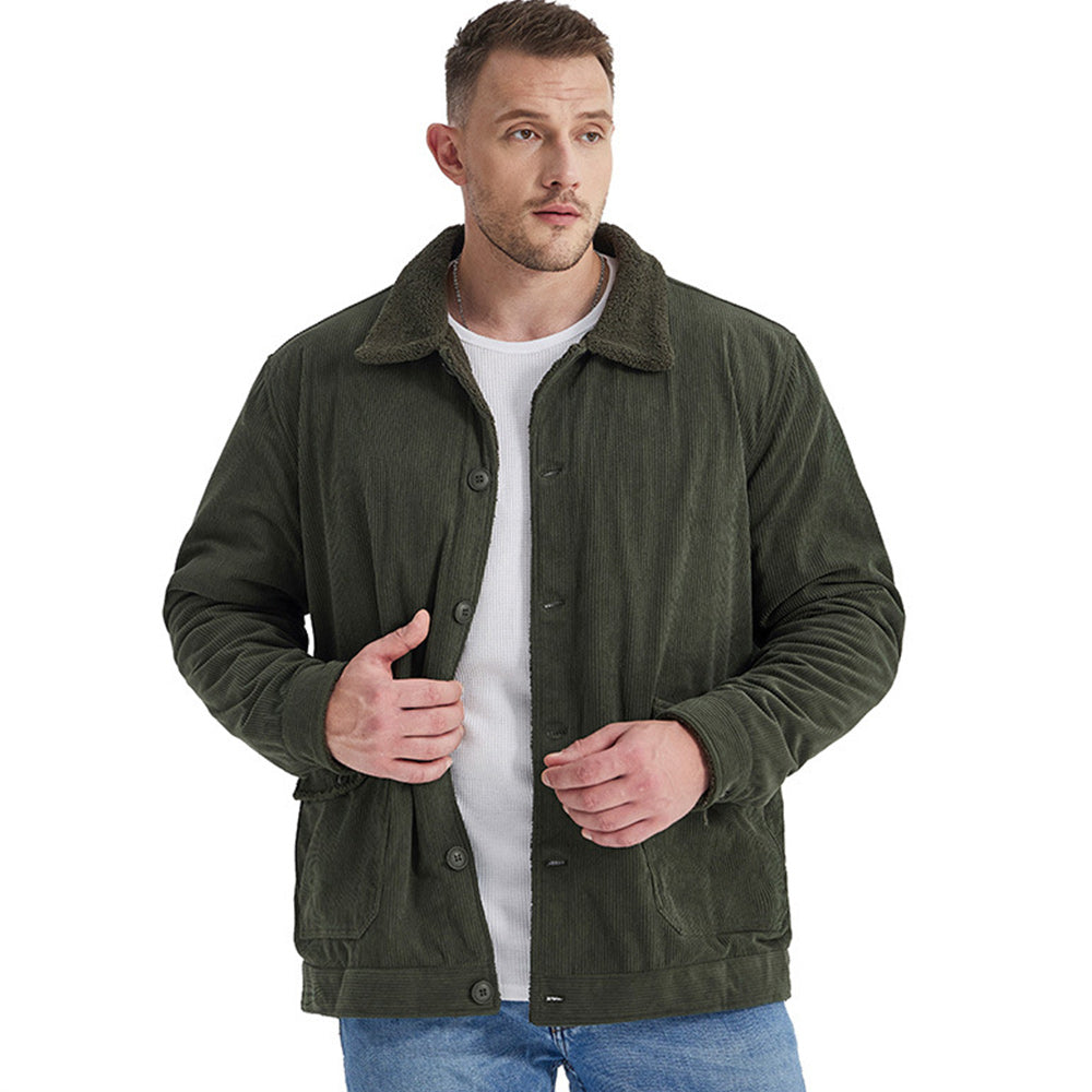 Men's Corduroy Sherlock Lapel Loose Jacket