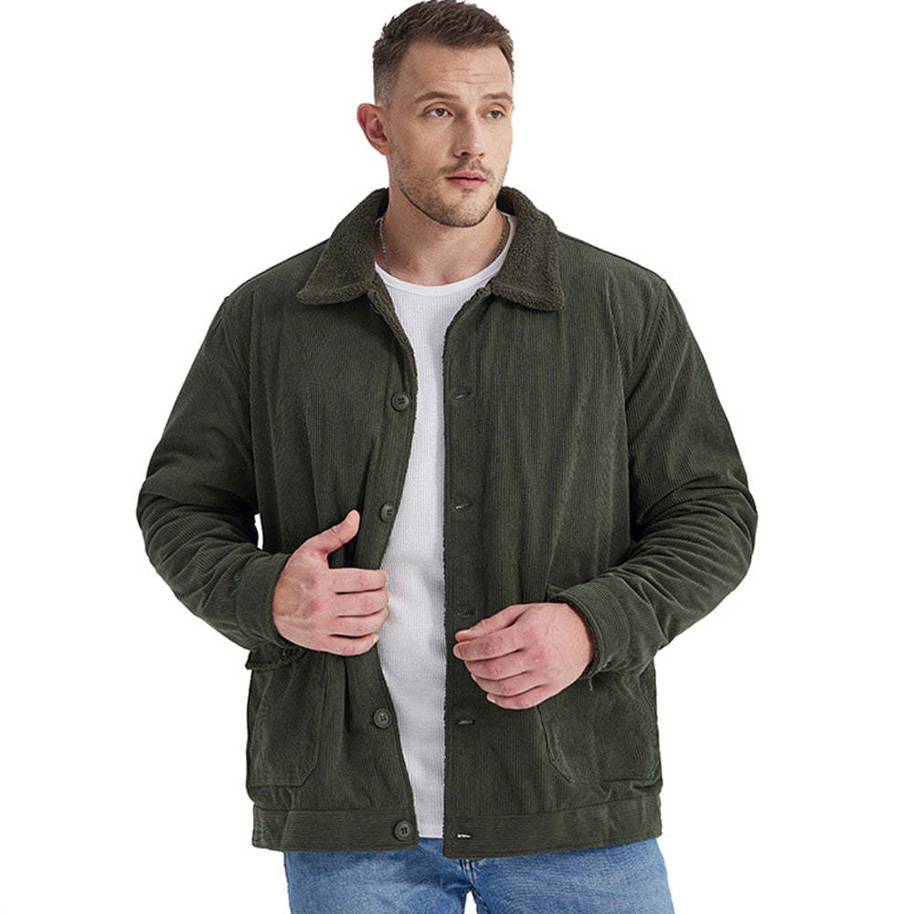 Men's Corduroy Sherlock Lapel Loose Jacket