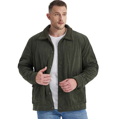 Men's Corduroy Sherlock Lapel Loose Jacket