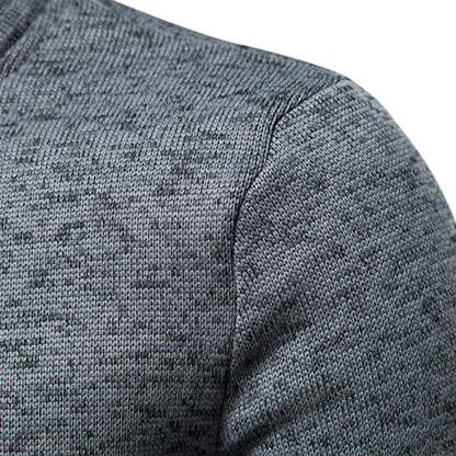 New Warm and Comfortable Half-Zip Turtleneck Men's Sweatshirt