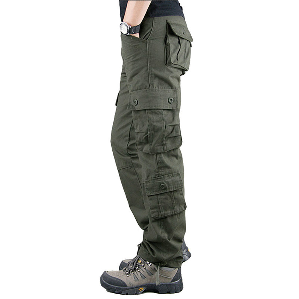 Men's Straight Casual Loose Cargo Pants
