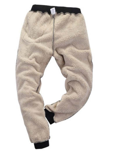Men's Autumn and Winter Casual Fleece Sports Pants