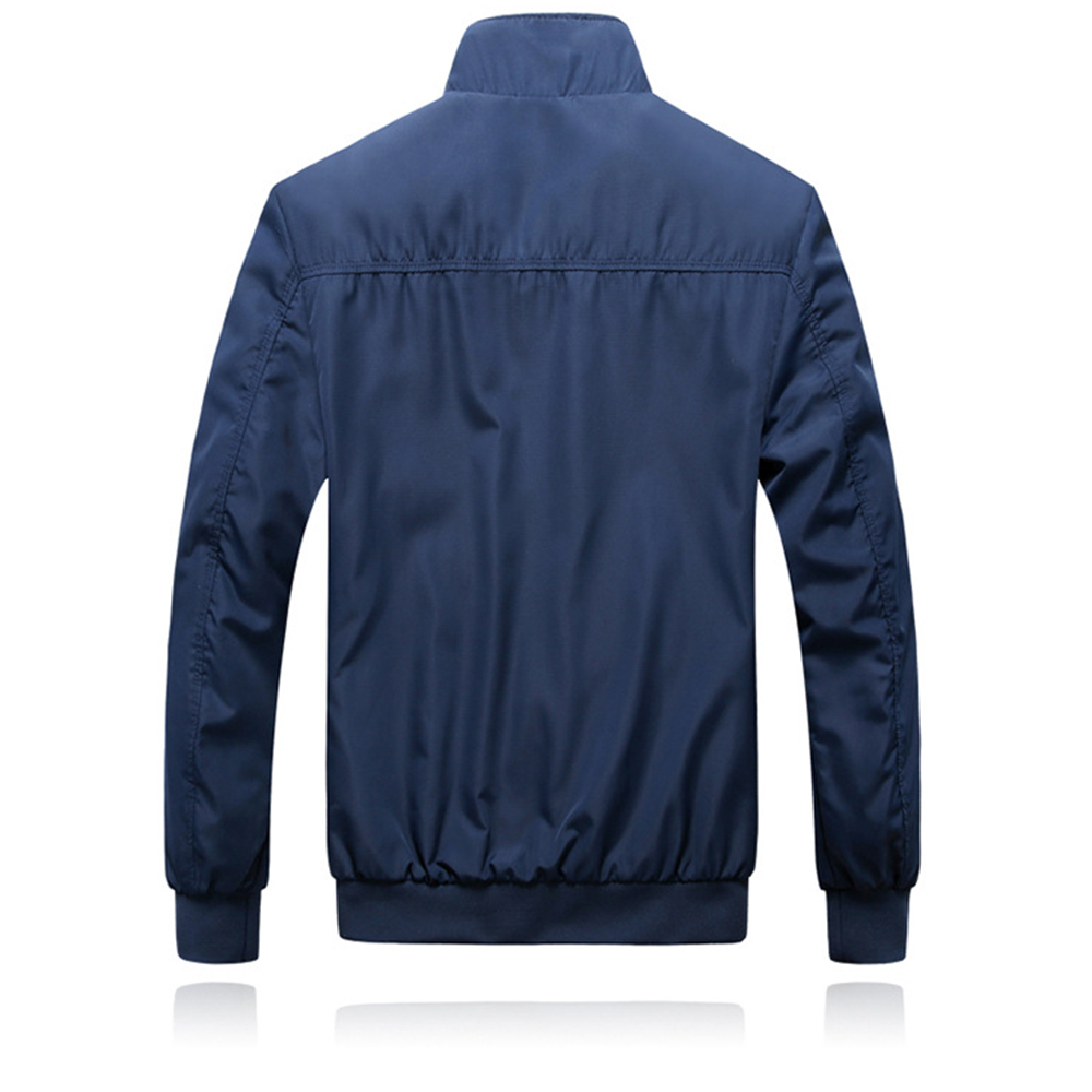 New Men's Thin Casual Stand Collar Jacket