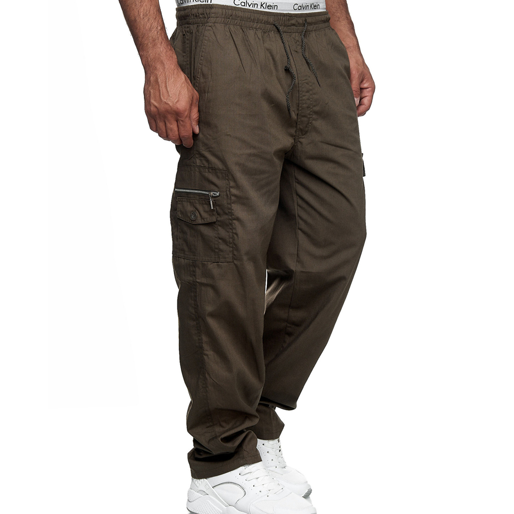 Hibote™ Lässige, lockere Herrenhose mit mehreren Taschen