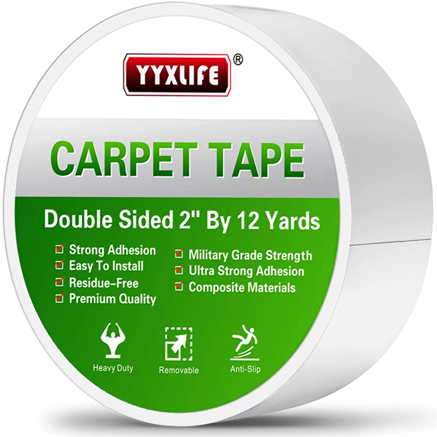Chyaidach Carpet Tape Double Sided[2 x30yd] Double Sided Rug Tape Cloth  for Area Rugs on Tile.Carpet Tape For Hardwood&Laminate Floors,Over Carpet ,Concrete,Runners,Mats,Outdoor/Indoor Carpet Adhesive - Yahoo Shopping
