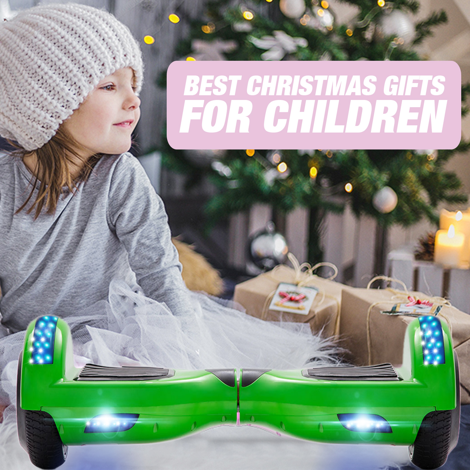 Green 6.5" Hoverboard Bluetooth & LED Brilliant Lights UK