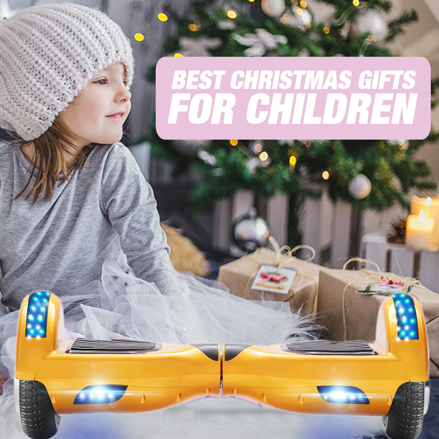 Golden 6.5" Hoverboard Bluetooth & Classic LED