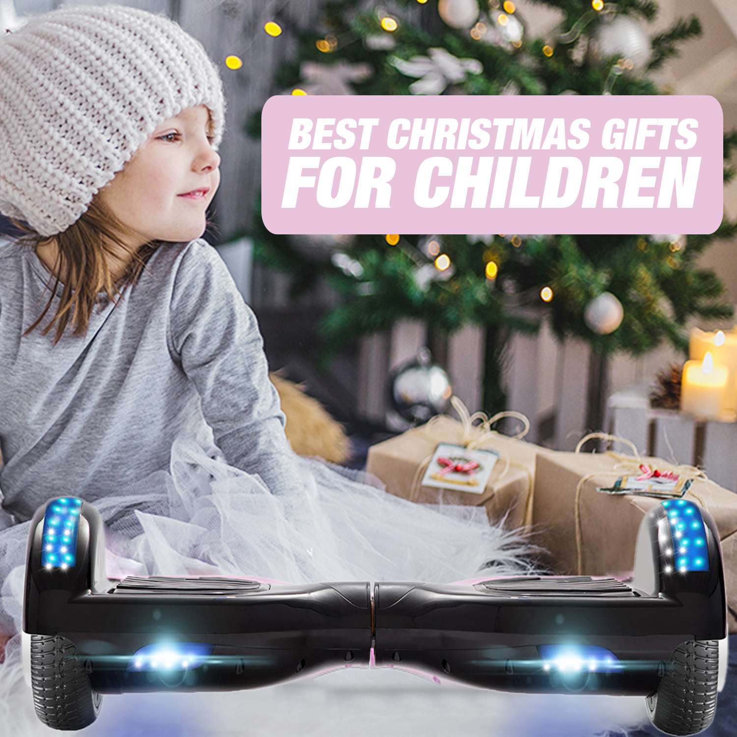 Black 6.5" Hoverboard Bluetooth & Classic LED