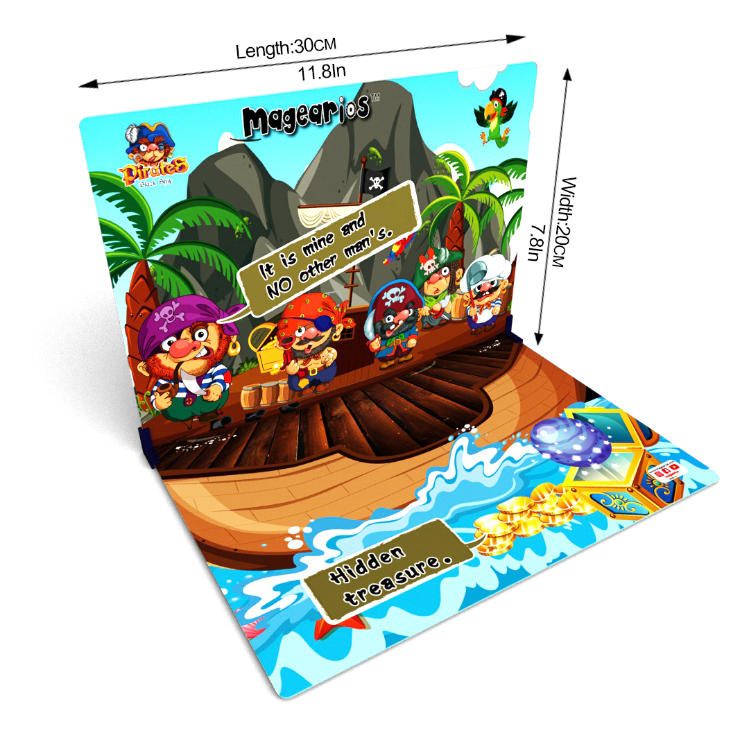 Magearios Back Board Scene of Pirates