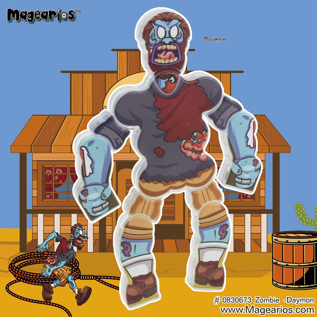 Magearios Zombies and Hunter -Magnetic Gearios-Daymon