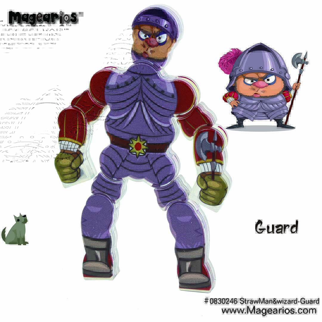 Magearios StrawMan and Wizard -Magnetic Gearios-Guard