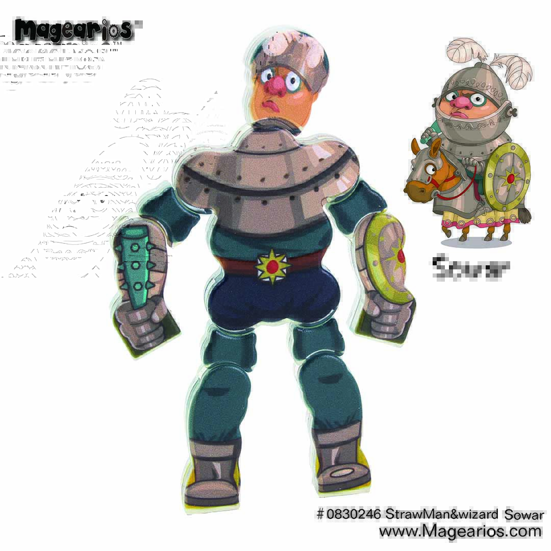 Magearios StrawMan and Wizard -Magnetic Gearios-Sowar