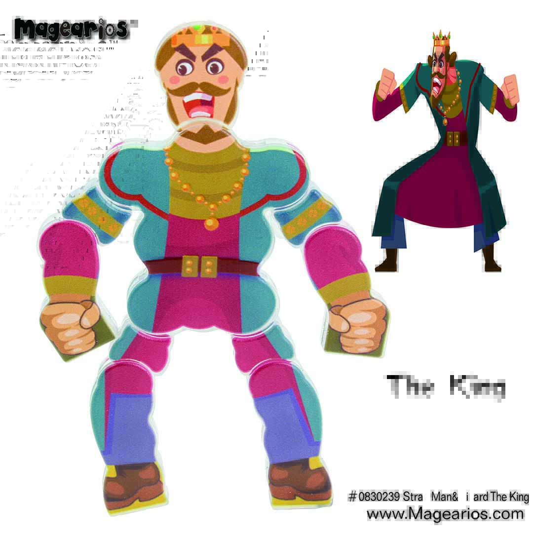 Magearios StrawMan and Wizard -Magnetic Gearios-The King