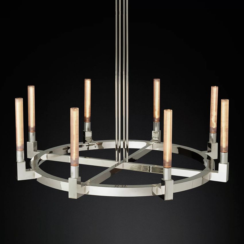 Cornelius Candlestick Round Chandelier 48" - Yami Lightings