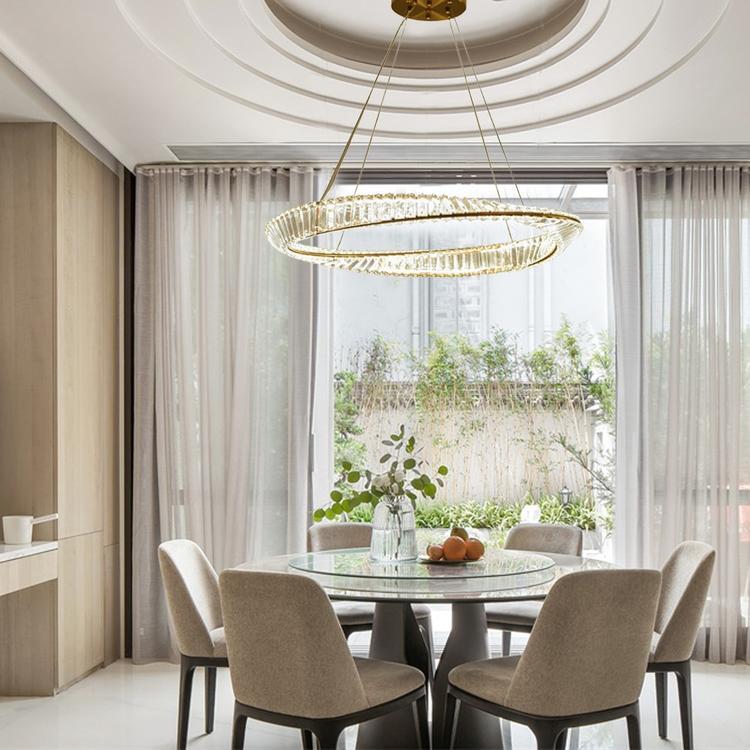 Cicero Crystal Ring Chandelier - Yami Lightings