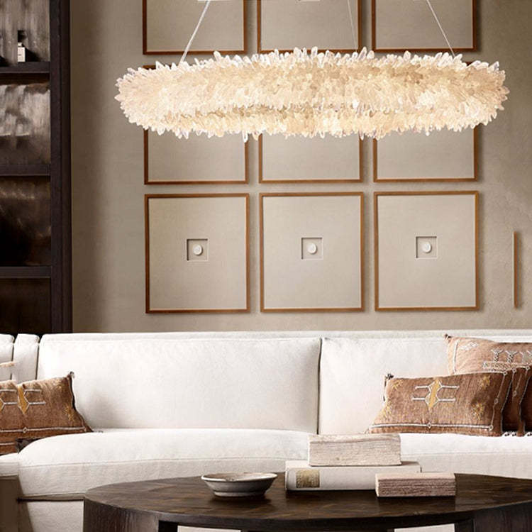 Edolie Crystal Halo Chandelier - Yami Lightings
