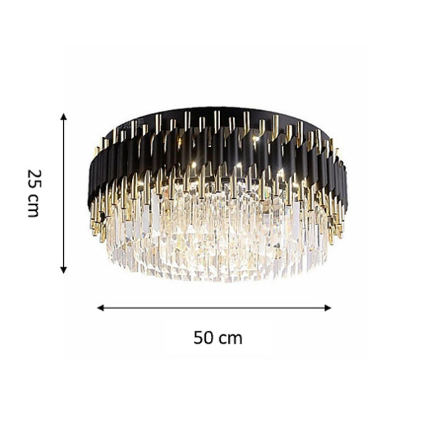 Sheila Flush Mount Crystal Chandelier - Yami Lightings