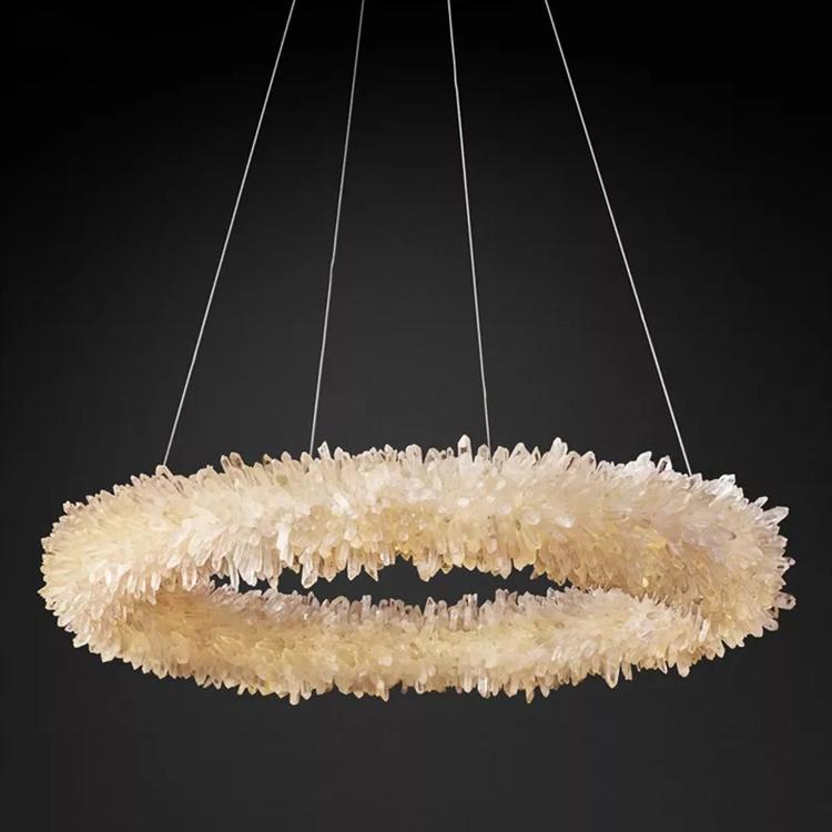 Edolie Crystal Halo Chandelier - Yami Lightings