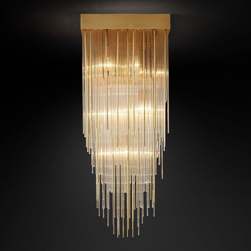 Cascade Square Chandelier 21" - Yami Lightings