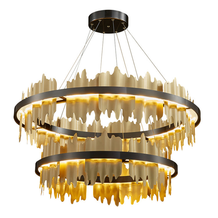 Isabel Multiple Tier Round Chandelier - Yami Lightings