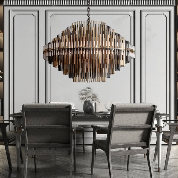 Ethel Modern Round Chandelier - Yami Lightings