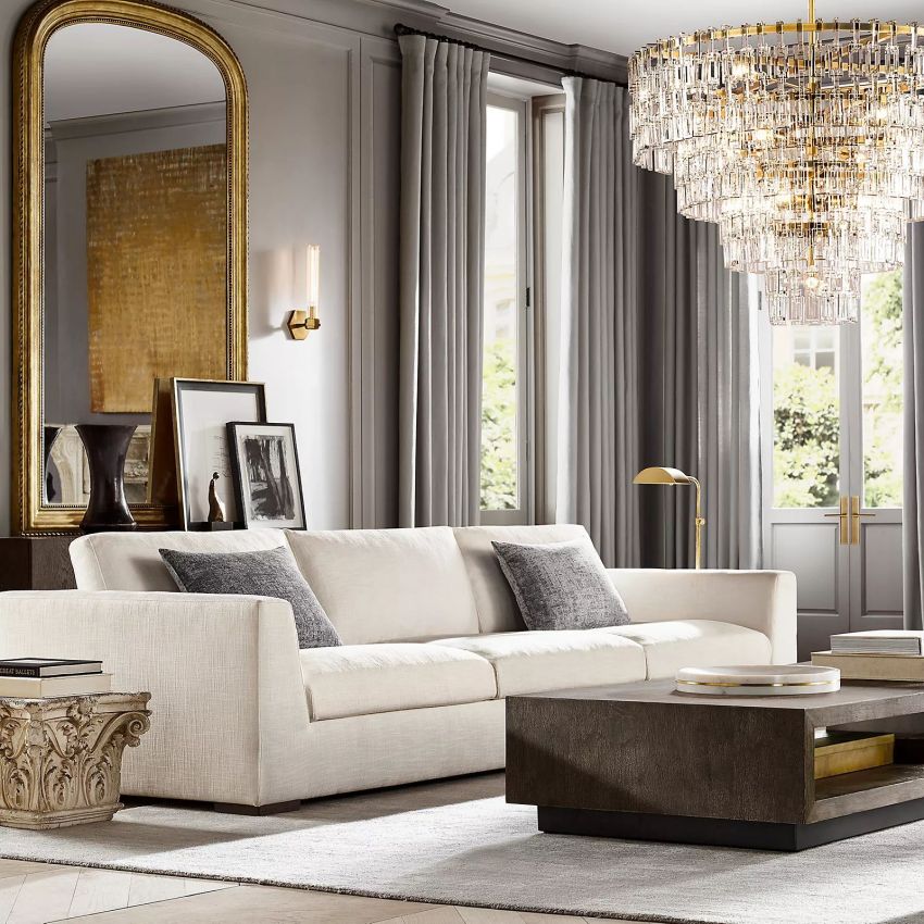 Marignan Four-Tier Round Chandelier 48" - Yami Lightings