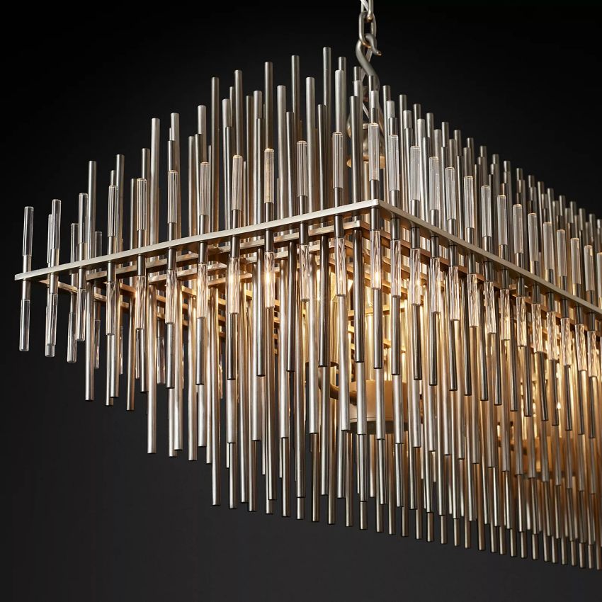 Ethel Rectangular Chandelier - Yami Lightings