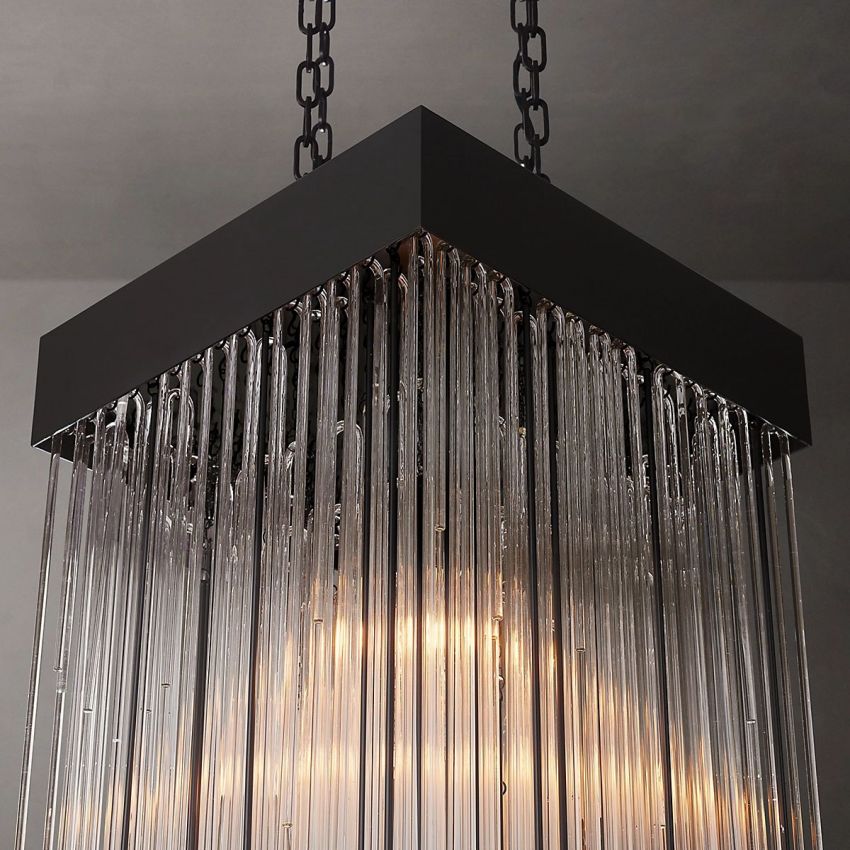 Cascade Square Chandelier 21" - Yami Lightings