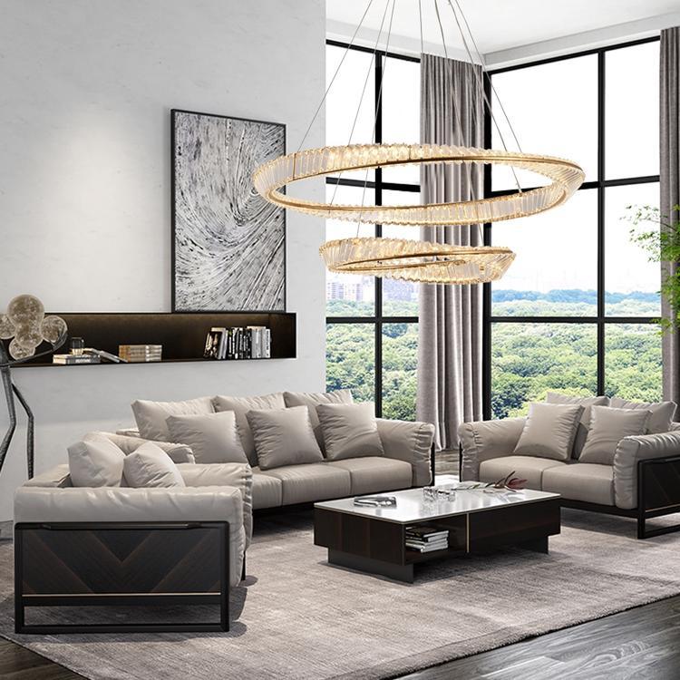 Cicero Crystal Ring Chandelier - Yami Lightings