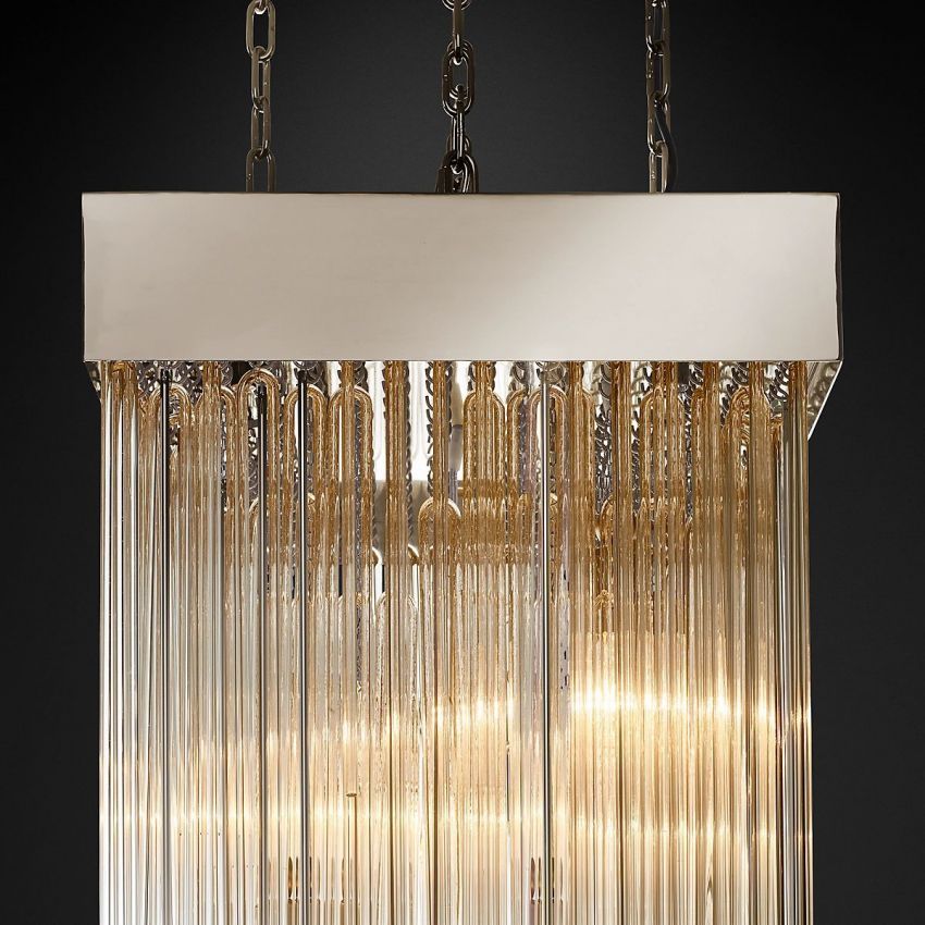 Cascade Square Chandelier 21" - Yami Lightings