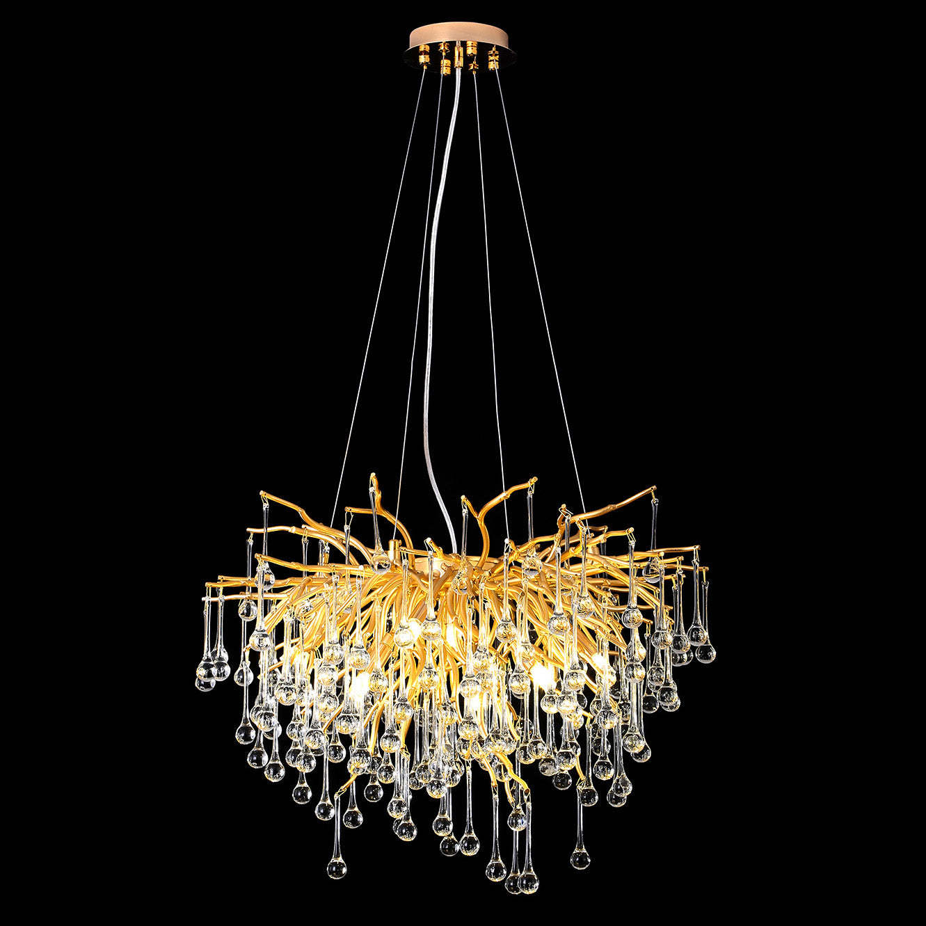 Doris Gold Raindrop Ceiling Lights - Yami Lightings
