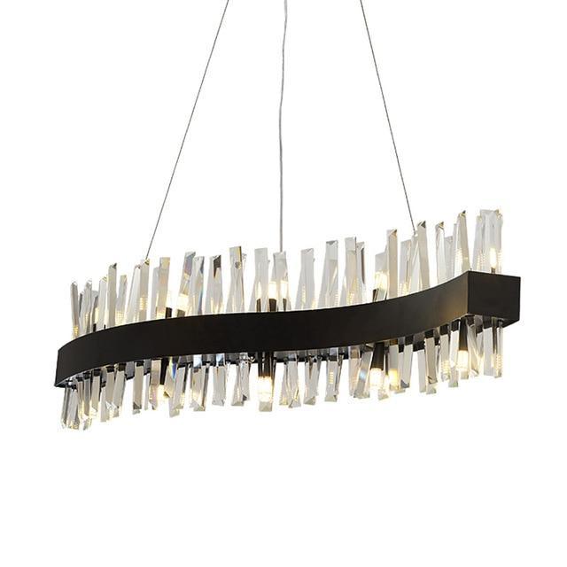 Arsenio Wave Crystal Chandelier - Yami Lightings