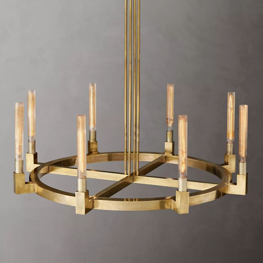 Cornelius Candlestick Round Chandelier 48" - Yami Lightings