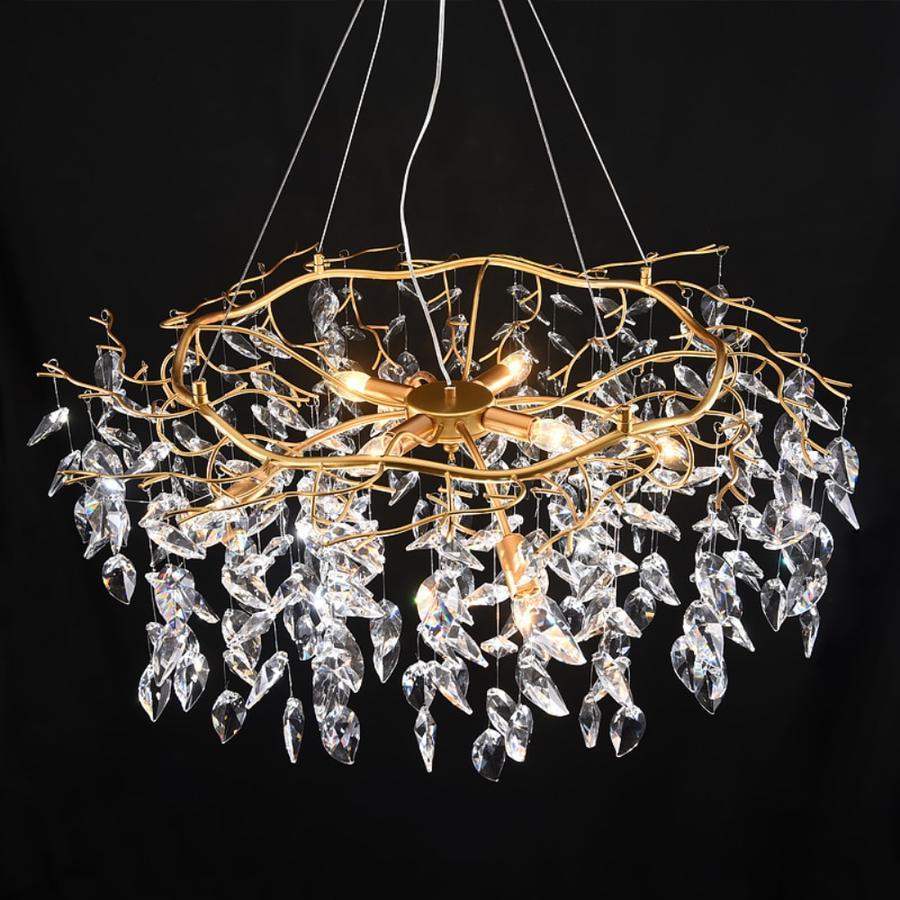 Doris Round Modern Branch Chandeliers - Yami Lightings