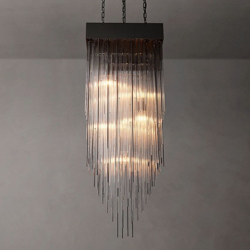 Cascade Square Chandelier 21" - Yami Lightings