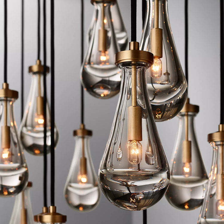 Raindrop Linear Chandelier 72" - Yami Lightings