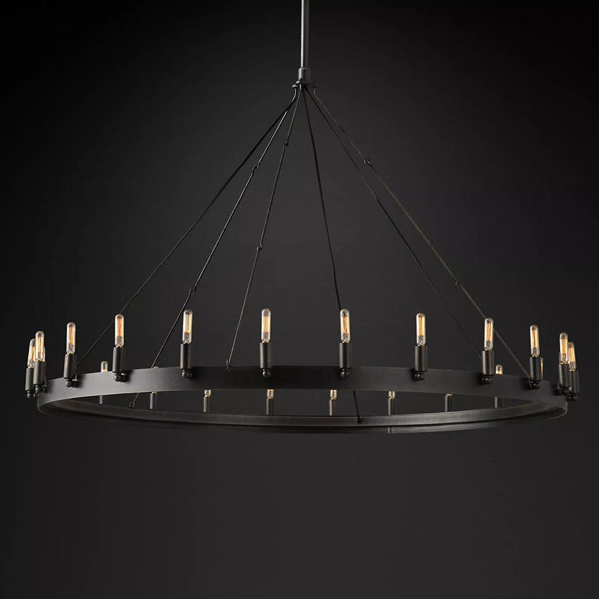 Vintage Round Chandelier（20% payment） - Yami Lightings
